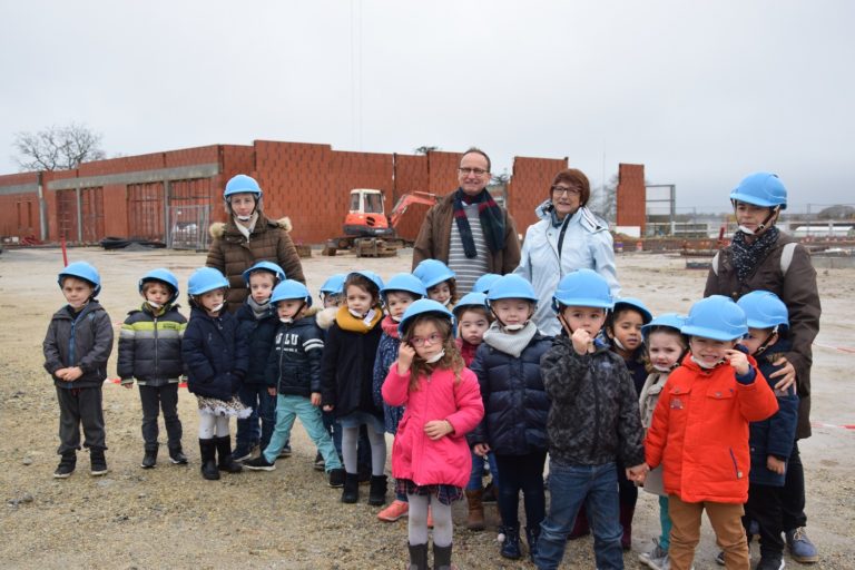 Questembert Les L Ves De La Nouvelle Cole Visitent Le Chantier Les